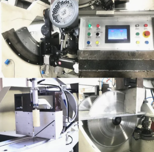 5 tengelyes CNC ablak és ajtó profilvágó fűrész